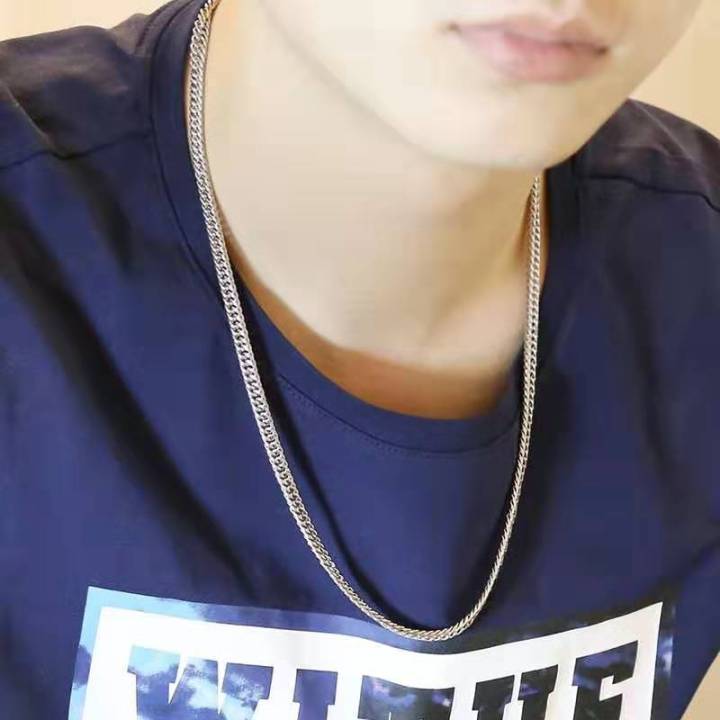 Factory%20Wholesale%20Fashion%20Chains%20Stainless%20Steel%20Box%20Snake%20Custom%20Made%20304%20Man%20Cuban%20Chain%20Necklaces%20Man%20-%20Image%204