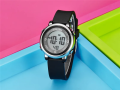 KIds & Children Choice Digital Movement Waterproof Durable Rubber Strap Wrist Watch in Colorful Variations with Coloring Light Option. 