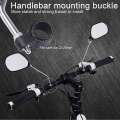 Bike Back Rearview Mirror-1 pair Bike Mirror-Black.