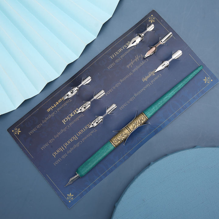 Dip%20Pen%20Innovative%20Beautiful%20with%206Pcs%20Nibs%20for%20English%20Calligraphy%20Practicing%20Gift%20Giving%20-%20Image%204