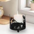 Votive Candle Holder Candle Stand Iron Candlestick Romantic Nordic Candleholder Candelabra for Table Centerpieces Home Party Decoration Gift.