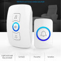 Aubess M525+F51 New Home Wireless Doorbell Waterproof Self-powered Button Smart Door Bell Sets Home Welcome Friend Outdoor House Chime Receiver. 