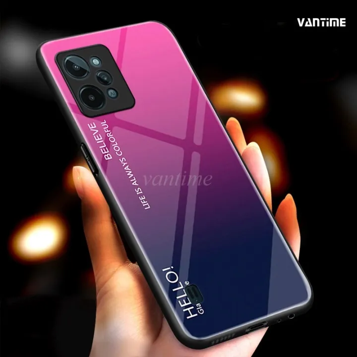 Vantime%20for%20Realme%20C31%20Case%20Gradient%20Phone%20Back%20Hard%20Glass%20Cover%20-%20Image%202