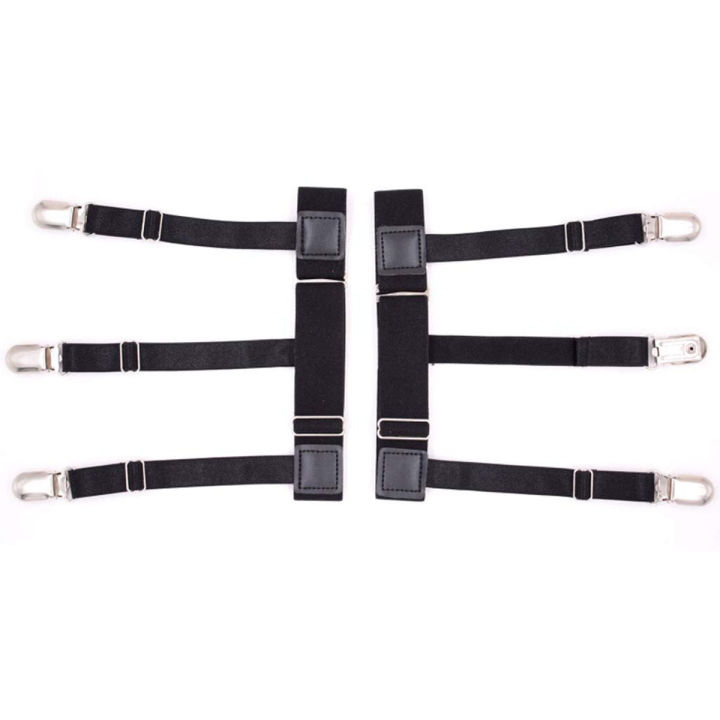 High%20Quality%20-%20Adjustable%20Stays%20-%20Non-slip%20Locking%20Clamps%20-%20Garter-Style%20-%20Keeps%20Shirts%20Tucked%20-%20Shirt%20for%20Men%20-%20Image%202