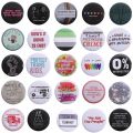 44mm Tinplate Soft Button Pin Protect Trans Kids Slogan Brooch For Clothes Bag Creative Metal Jewelry Gift Lapel Pin Badge 2023. 