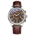 Watch Men Fashion Casual Watches Leather Band Quartz Wristwatches. 