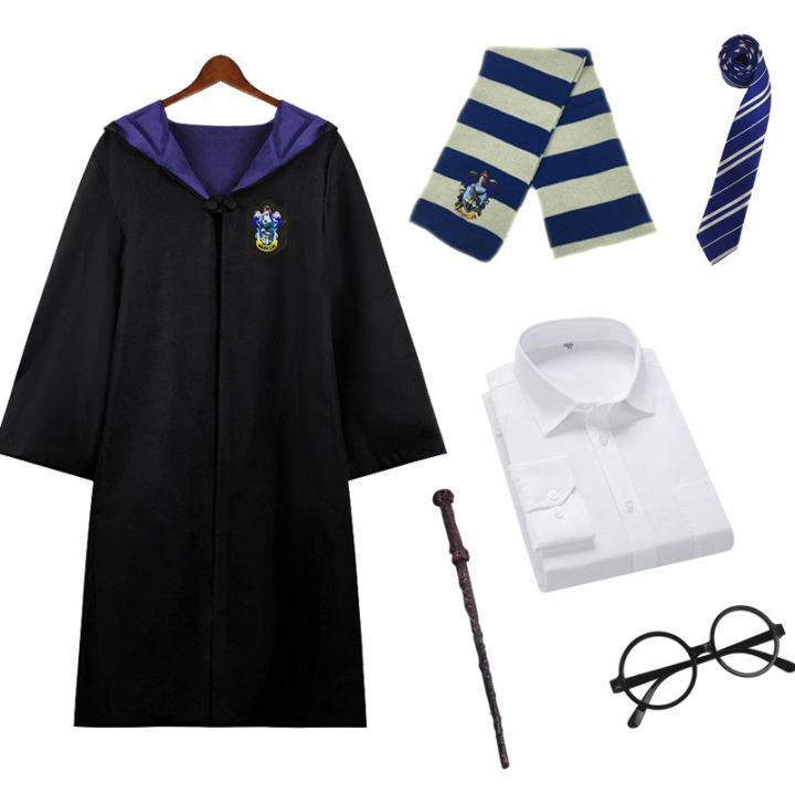 Harry%20Potter%20Magic%20Robe%20Halloween%20Potter%20Academy%20Wizard%20Cloak%20Cloak%20Cos%20Costume%20Wand%20Scarf%20Set%20-%20Image%206