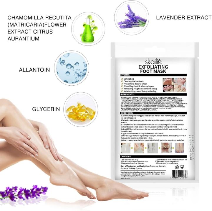 Decent%20Look%20Foot%20Peel%20Mask%20for%20Dry%20Cracked%20Feet%20Heel%20Repair%20for%20Women%20-%20Exfoliating%20Feet%20Peeling%20Mask%20Skincare%20Product%20(Pack%20of%2001)%20-%20Image%202