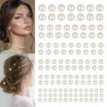 Hair Pearls Stick On Self Adhesive Pearls Stickers Face Pearls Stickers for Hair ANLAN. 