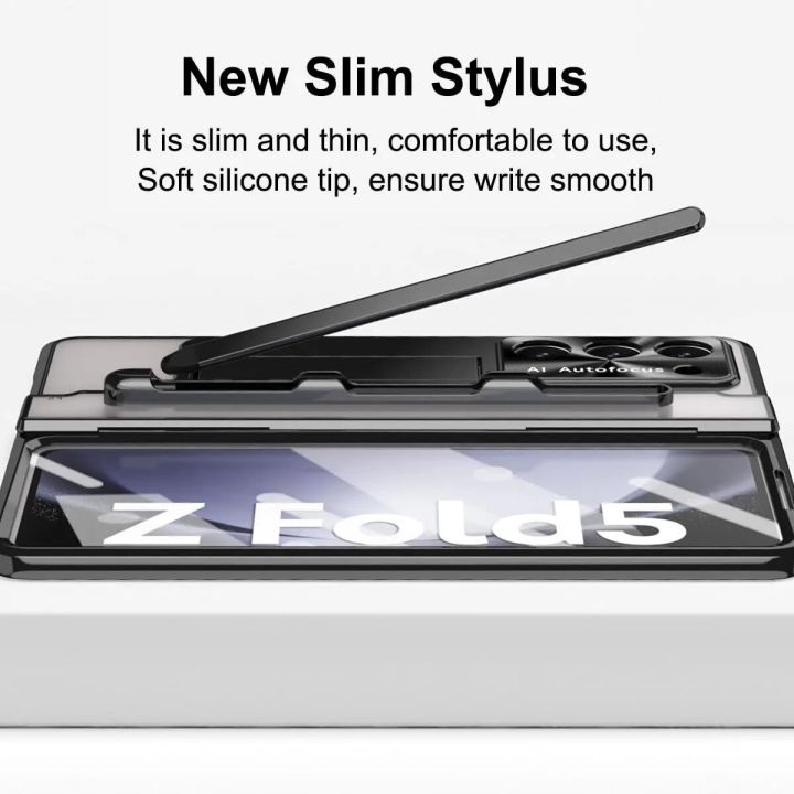 Case%20with%20S%20Pen%20Pen%20Holder%20For%20Samsung%20Galaxy%20Z%20Fold%205%204%203%20CLEAR%20Case%20Screen%20Protector%20Hinge%20Kickstand%20Cover%20For%20ZFold5%20Fold43%20-%20Image%203