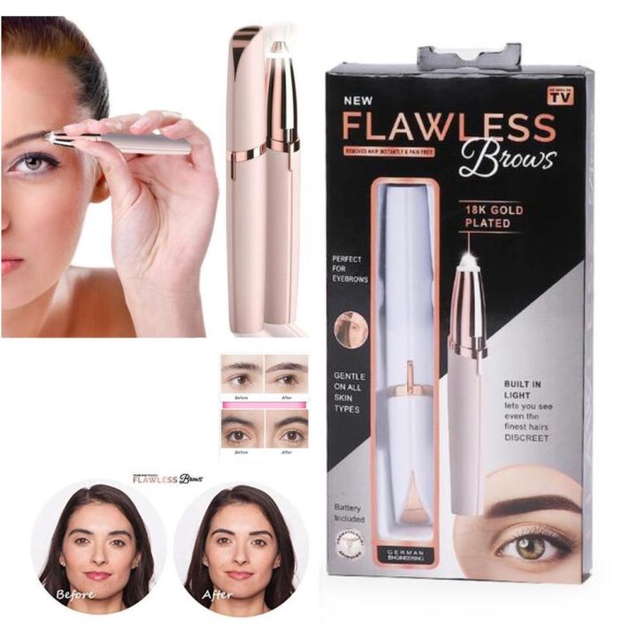 Flawless Battery operated Eyebrow Trimmer Pen (Painless Easy & Smooth)