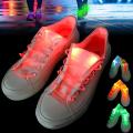 Flash Colorful Fluorescent Stick Shoelaces for Night Running Lazy Sport Shoe Laces.