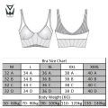 LeeWear Women's Light-Support Seamless Zip-Front Sports Bra 04-05-10BR22102. 