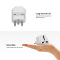 HXSJ Swiss Embedded Conversion Plug 3-hole Adaptor Plug Swiss Plug to Universal Socket Travel Plug Adapter White. 