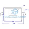 XH-W3001 Digital Temperature Controller – AC 220V 1500W LED Thermostat Control Switch with Sensor for Incubator, Aquarium, and Heating/Cooling Systems.