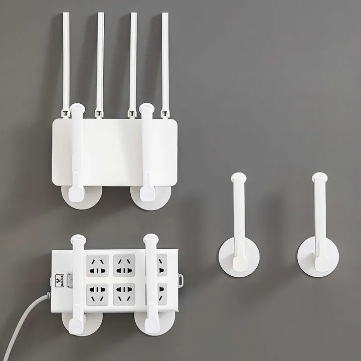 Non%20perforated%20wall%20wireless%20wifi%20router%20living%20room%20storage%20rack,%20insertion%20and%20fixation%20bracket,%20support%20bracket%20-%20Image%204
