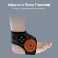 Smart Ankle Massage Compression Air Ankle Brace Foot Massage Electric Vibration Hot Compress Heating Brace Ankle Massage.