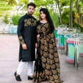 New Collection Staylish Coupple Dress Saree & Panjabi men for women - Panjabi - Panjabi For Men - Panjabi.