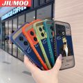 JIUMOO For Oneplus 10 Pro Case With Fashion Roronoa Zoro Side Edge Square Silicone Frosted Transparent Hard Casing New Design soft Cases Full Back Cover Camera Phone Case Shockproof Protection Case.