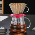 Coffee Accessories Cone Filter Paper Bowl Type Filter Cup Coffee Filter Paper Corrugated Origami Coffee Strainer.