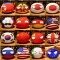 50 Styles 10cm Country Ball Plush Toys Polandball Pendant Countryball Country Balls of Spain Netherland USSR USA RUSSIA UK.