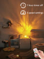 Crystal Lamp Water Ripple Projector Led Night Light Home Bedroom Aesthetic Room Xmas Decoration Gift Nightlights Sunset Lights.