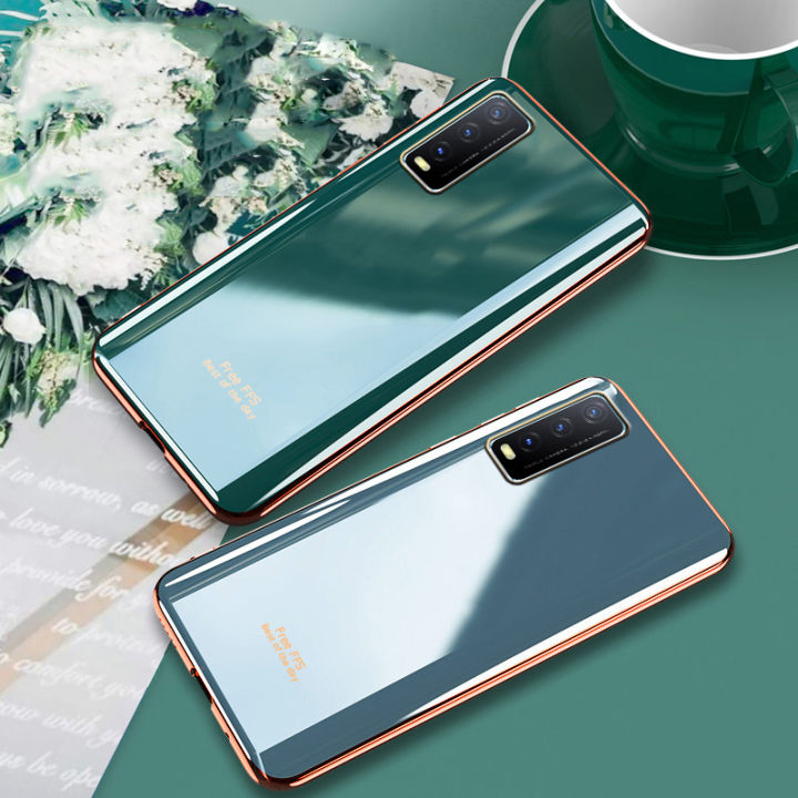 Casinglee%20For%20Vivo%20Y20S%20Back%20Cover%20Silicone%20Soft%20Cases%20Electroplated%20Avocado%20Green%20Glitter%20Full%20Protector%20Cases%20Vivo%20Y20S%20Case%20-%20Image%203