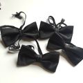 Black Bow tie - Smooth Formal Tuxedo Bow Tie. 