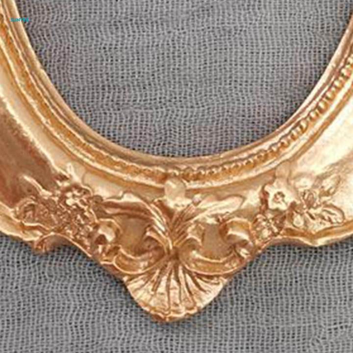 5xVintage%20Frame%20Carved%20Lace%20Resin%20Mini%20Picture%20Frame%20Props%20Oval%20-%20Image%208