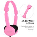 KUBITE T-111 3.5mm Wired Headphones Foldable Sports Headset Portable Music Gaming Earphones w/ Mic For MP4 MP3 Laptop Tablet PC. 