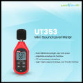 UNI-T UT353 Mini Sound Level Decibel Meter, Digital Sound Level Meter 30-130dB Audio Noise Volume Measure Device Max/Min Fast/Slow Data Hold LCD Backlit Auto Power Off.