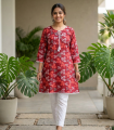 Sodai Mart Premium Fabric Kurti (one Piece) Stylish Traditional Wear for Women for Everyday Use.