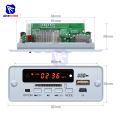 【Daily Necessities For Anyone Store】Car MP3 Player Bluetooth Decoder 5V 2*3W Infrared Remote Control with LED Digit Display SD Slot USB 3 Wires. 