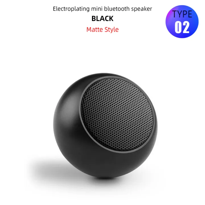 Metal Mini Wireless Bluetooth Speaker Hifi Portable Music Subwoofer ...