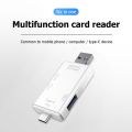 SD Card Reader USB C Card Reader Micro USB 3.0 Type C To Micro SD/TF Adapter Smart Memory Cardreader OTG Adapter for Laptop PC. 