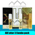 attar 3 combo by Alif - Ator total 24 ml. 