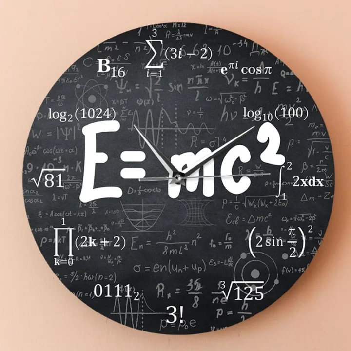 Tory%20of%20Relativity%20Math%20Formula%20Wall%20Clock%20Scientist%20Physics%20Teacr%20Gift%20School%20Clroom%20Decor%20-%20Image%205