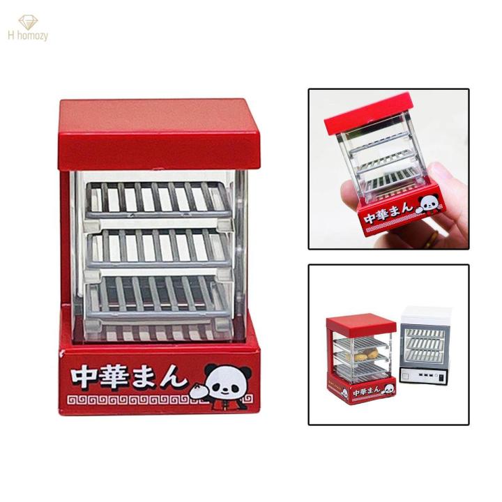 1/6 Dollhouse Breakfast Cabinet Simulated Furniture Model Dollhouse Furniture DIY Projects Pretend Play Doll Kitchen Toys for Kids Boys Girls