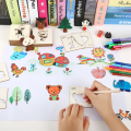 5-20pcs Montessori Kids Drawing Toys Wooden DIY Painting Stencils Template Craft Toys Puzzle Educational Toys for Children Gifts. 