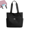 woman Fashion Shopping Bag Black. 
