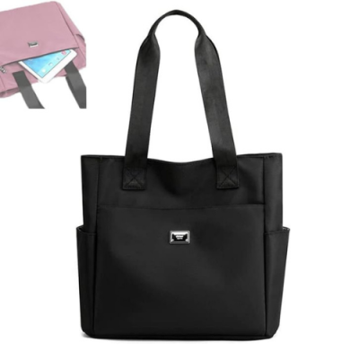 woman Fashion Shopping Bag Black