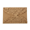 60Pcs/Set Delicate Carved Butterflies Romantic Wedding Invitation Card Envelope Invitations for Wedding.