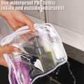 1/3PCS PVC Transparent Waterproof Makeup Bag Small Large Clear Cosmetic Bags Portable Travel Toiletry Wash Organizer Case Storage Pouch.