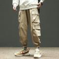 HOUZHOU Black Cargo Pants Men Streetwear Fashion Men's Cargo Trousers Kan Style Trousers for Men Jogg Harajuku Plus Size. 