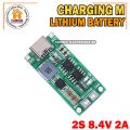 Multi-Cell 2S 2A Type-C To 8.4V Step-Up Boost Lipo- Polymer Li-Ion Charger 7.4V 18650 Lithium Battery. 