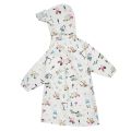 New Children's Raincoat Boys Light Rain Poncho Kindergarten Middle and Large Children Waterproof Clothing with Schoolbag Place. 