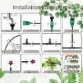 Smart Garden Drip Watering System 1/4”Hose 8-Holes Adjustable Nozzles Mobile Remote Control Automatic Irrigation Equipment.