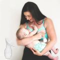 (New)Mom Breat Feeding One-handed Manual Breat Pump Bottle uction Container.