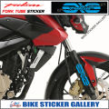 Fork Tube Sticker for   Apache Bike - 8 Angle Design  ( Waterproof & Premium quality) / Bike Sticker Gallery. 