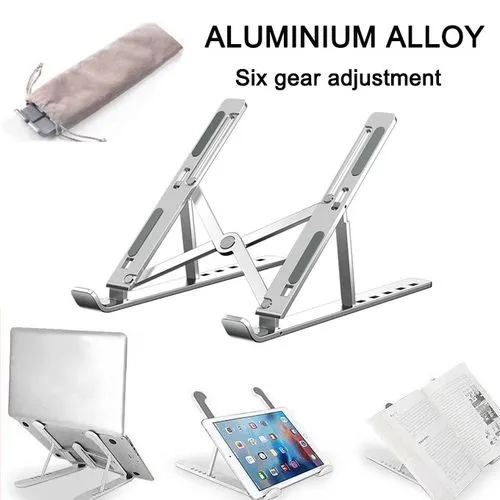 Laptop%20Stand%20Aluminium%20Foldable%20%20Support%20Adjustable%20Notebook%20Holder%20Tablet%20Base%20For%20PC%20Computer%20Accessories%20-%20Image%202